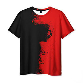 Мужская футболка 3D с принтом Blood Rage в Тюмени, 100% полиэфир | прямой крой, круглый вырез горловины, длина до линии бедер | Тематика изображения на принте: blood | dark | killer | monster | zombie | зомби | кровь | монстр | нечисть