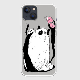 Чехол для iPhone 13 с принтом panda в Тюмени,  |  | Тематика изображения на принте: dd | drop dead | dropdead | panda