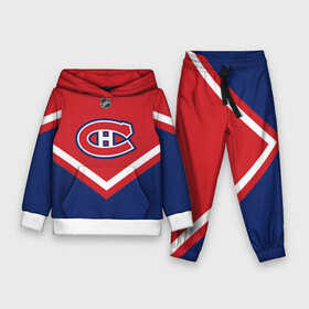 Детский костюм 3D (с толстовкой) с принтом Montreal Canadiens в Тюмени,  |  | america | canada | hockey | nhl | usa | америка | канада | канадиенс | лед | монреаль | нхл | сша | хоккей