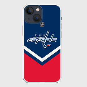 Чехол для iPhone 13 mini с принтом Washington Capitals в Тюмени,  |  | Тематика изображения на принте: america | canada | hockey | nhl | usa | америка | вашингтон | канада | кэпиталз | лед | нхл | овечкин | сша | хоккей