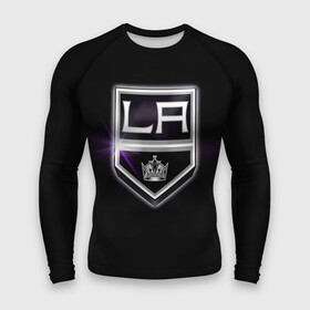 Мужской рашгард 3D с принтом Los Angeles Kings в Тюмени,  |  | hockey | kings | los angeles | nhl | корона | нхл | хоккеист | хоккей