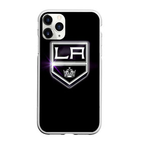 Чехол для iPhone 11 Pro Max матовый с принтом Los Angeles Kings в Тюмени, Силикон |  | hockey | kings | los angeles | nhl | корона | нхл | хоккеист | хоккей