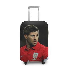 Чехол для чемодана 3D с принтом Steven Gerrard в Тюмени, 86% полиэфир, 14% спандекс | двустороннее нанесение принта, прорези для ручек и колес | england national team | premier league | steven gerrard | англия | ливерпуль | стивен джеррард | футбол