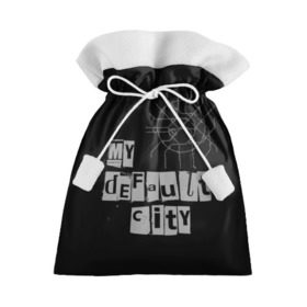 Подарочный 3D мешок с принтом Default City в Тюмени, 100% полиэстер | Размер: 29*39 см | default | lifestyle | moscow | город | москва | стиль