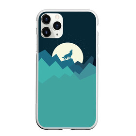 Чехол для iPhone 11 Pro Max матовый с принтом Воющий волк в Тюмени, Силикон |  | animal | beast | moon | night | wolf | вой | волк | животное | зверь | луна | ночь