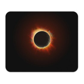Коврик прямоугольный с принтом Солнечное затмение в Тюмени, натуральный каучук | размер 230 х 185 мм; запечатка лицевой стороны | eclipse | moon | planet | solar | space | star | sun | затмение | звезда | космос | луна | планета | солнце