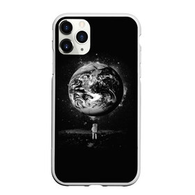 Чехол для iPhone 11 Pro матовый с принтом Взгляд на землю в Тюмени, Силикон |  | Тематика изображения на принте: astro | cosmo | galaxy | moon | planet | space | star | автронавт | галактика | звезды | земля | космонавт | космос | луна | планета