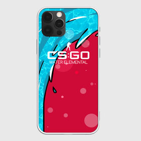 Чехол для iPhone 12 Pro Max с принтом csgo - Water Elemental glock-18 style (Водяной) в Тюмени, Силикон |  | Тематика изображения на принте: cs | csgo | dragon | elemental | tatoo | water | водяной | го | кс