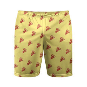 Мужские шорты 3D спортивные с принтом Рай пиццы в Тюмени,  |  | food | pizza | грибы | еда | завтрак | колбаса | обед | пицца | помидор | ужин | фастфуд