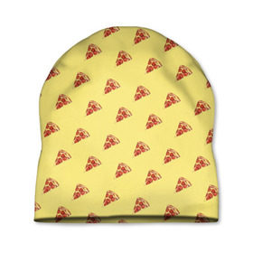 Шапка 3D с принтом Рай пиццы в Тюмени, 100% полиэстер | универсальный размер, печать по всей поверхности изделия | food | pizza | грибы | еда | завтрак | колбаса | обед | пицца | помидор | ужин | фастфуд