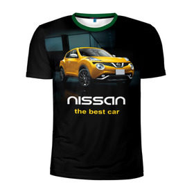 Мужская футболка 3D спортивная с принтом Nissan the best car в Тюмени, 100% полиэстер с улучшенными характеристиками | приталенный силуэт, круглая горловина, широкие плечи, сужается к линии бедра | nissan | авто | автомобиль | водитель | машина | ниссан | тачка