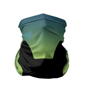 Бандана-труба 3D с принтом силуэт Бультерьера в Тюмени, 100% полиэстер, ткань с особыми свойствами — Activecool | плотность 150‒180 г/м2; хорошо тянется, но сохраняет форму | зеленый | силуэт | синий | собака | черный