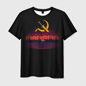 Мужская футболка 3D с принтом Mother russia bleeds 2 в Тюмени, 100% полиэфир | прямой крой, круглый вырез горловины, длина до линии бедер | Тематика изображения на принте: indie | mother russia bleeds | игра | игры | инди