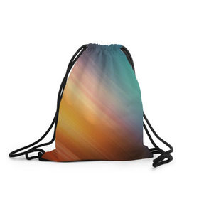 Рюкзак-мешок 3D с принтом Стильный окрас в Тюмени, 100% полиэстер | плотность ткани — 200 г/м2, размер — 35 х 45 см; лямки — толстые шнурки, застежка на шнуровке, без карманов и подкладки | градиент | полосы | разноцветный