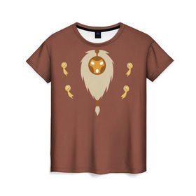 Женская футболка 3D с принтом Keeper в Тюмени, 100% полиэфир ( синтетическое хлопкоподобное полотно) | прямой крой, круглый вырез горловины, длина до линии бедер | bard | league of legends | бард | лига легенд