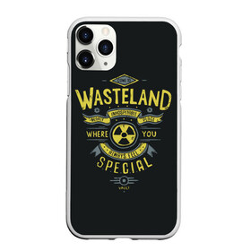 Чехол для iPhone 11 Pro Max матовый с принтом Come to Wasteland в Тюмени, Силикон |  | Тематика изображения на принте: atom | bomb | boy | fallout | radioactive | vault | wasteland | атом | бой | бомба | волт | мальчик | радиация | фоллаут | ядерная