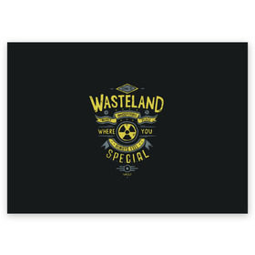Поздравительная открытка с принтом Come to Wasteland в Тюмени, 100% бумага | плотность бумаги 280 г/м2, матовая, на обратной стороне линовка и место для марки
 | atom | bomb | boy | fallout | radioactive | vault | wasteland | атом | бой | бомба | волт | мальчик | радиация | фоллаут | ядерная