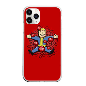 Чехол для iPhone 11 Pro матовый с принтом Nuka Cola Paradise в Тюмени, Силикон |  | atom | bomb | boy | fallout | radioactive | vault | wasteland | атом | бой | бомба | волт | мальчик | радиация | фоллаут | ядерная