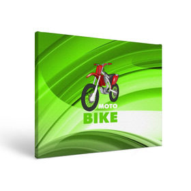 Холст прямоугольный с принтом Motobike в Тюмени, 100% ПВХ |  | байк | байкер | мото | мотогонки | мотоспорт | мотоцикл