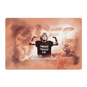 Магнитный плакат 3Х2 с принтом Хабиб Нурмагомедов в Тюмени, Полимерный материал с магнитным слоем | 6 деталей размером 9*9 см | ufc | хабиб нурмагомедов