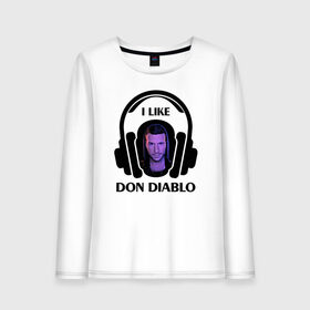 Женский лонгслив хлопок с принтом I like Don Diablo в Тюмени, 100% хлопок |  | beatport | club | dj | don diablo | edm | electro | house | musical freedom | production | radio | retro style | spinnin | techno | top | trance | клуб | радио | трещины | царапины