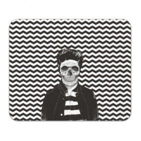 Коврик прямоугольный с принтом Мертвый модник в Тюмени, натуральный каучук | размер 230 х 185 мм; запечатка лицевой стороны | bone | death | fashion | hipster | skelet | skull | кости | мода | скелет | темный | хипстер | череп