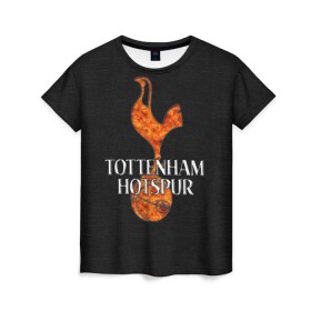 Женская футболка 3D с принтом Тоттенхэм Хотспур в Тюмени, 100% полиэфир ( синтетическое хлопкоподобное полотно) | прямой крой, круглый вырез горловины, длина до линии бедер | club | english | football | tottenham hotspur | английский | клуб | лондон | тоттенхэм хотспур | футбольный