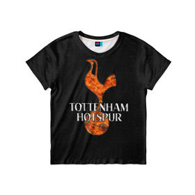 Детская футболка 3D с принтом Тоттенхэм Хотспур в Тюмени, 100% гипоаллергенный полиэфир | прямой крой, круглый вырез горловины, длина до линии бедер, чуть спущенное плечо, ткань немного тянется | club | english | football | tottenham hotspur | английский | клуб | лондон | тоттенхэм хотспур | футбольный