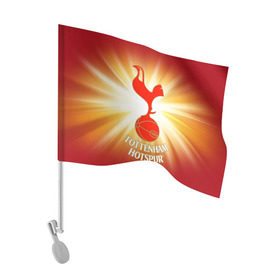 Флаг для автомобиля с принтом Тоттенхэм Хотспур в Тюмени, 100% полиэстер | Размер: 30*21 см | club | english | football | tottenham hotspur | английский | клуб | лондон | тоттенхэм хотспур | футбольный