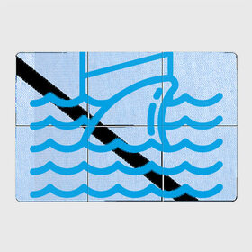 Магнитный плакат 3Х2 с принтом Акула сетевого в Тюмени, Полимерный материал с магнитным слоем | 6 деталей размером 9*9 см | mlm | акула | млм | сетевой маркетинг | сеть