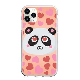 Чехол для iPhone 11 Pro матовый с принтом Влюбленная панда в Тюмени, Силикон |  | Тематика изображения на принте: 