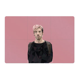 Магнитный плакат 3Х2 с принтом Джош Дан в Тюмени, Полимерный материал с магнитным слоем | 6 деталей размером 9*9 см | Тематика изображения на принте: dun | josh | one | pilots. | twenty | дан | джош