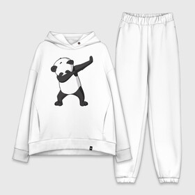 Женский костюм хлопок Oversize с принтом Panda dab в Тюмени,  |  | дэб | панда