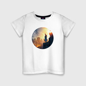 Детская футболка хлопок с принтом Фантастические твари в Тюмени, 100% хлопок | круглый вырез горловины, полуприлегающий силуэт, длина до линии бедер | 