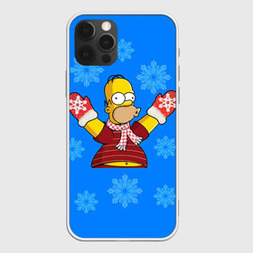 Чехол для iPhone 12 Pro Max с принтом Симпсоны новогодние 2 в Тюмени, Силикон |  | simpsons | барт | барт симпсон | гомер | гомер симпсон | новый год | симпсоны | снег | снежинки