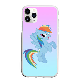 Чехол для iPhone 11 Pro матовый с принтом Rainbowdash в Тюмени, Силикон |  | mlp | pony | rainbowdash | raindbow dash | пони