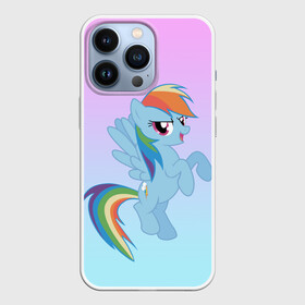 Чехол для iPhone 13 Pro с принтом Rainbowdash в Тюмени,  |  | Тематика изображения на принте: mlp | pony | rainbowdash | raindbow dash | пони