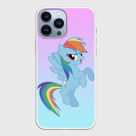 Чехол для iPhone 13 Pro Max с принтом Rainbowdash в Тюмени,  |  | Тематика изображения на принте: mlp | pony | rainbowdash | raindbow dash | пони