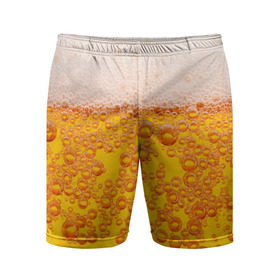Мужские шорты 3D спортивные с принтом Пивная тема в Тюмени,  |  | Тематика изображения на принте: пена | прикол | пузырьки