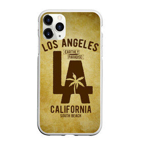 Чехол для iPhone 11 Pro матовый с принтом Лос-Анджелес в Тюмени, Силикон |  | america | beach | california state | los angeles | palm trees | sea | states | united | usa | америки | калифорния | лос анджелес | море | пальмы | пляж | соединенные | сша | штат | штаты