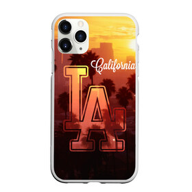 Чехол для iPhone 11 Pro Max матовый с принтом Калифорния в Тюмени, Силикон |  | america | beach | california state | los angeles | palm trees | sea | states | united | usa | америки | калифорния | лос анджелес | море | пальмы | пляж | соединенные | сша | штат | штаты