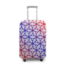 Чехол для чемодана 3D с принтом Абстрактный узор 2 в Тюмени, 86% полиэфир, 14% спандекс | двустороннее нанесение принта, прорези для ручек и колес | 