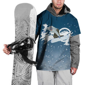 Накидка на куртку 3D с принтом Snowboard 1 в Тюмени, 100% полиэстер |  | Тематика изображения на принте: 