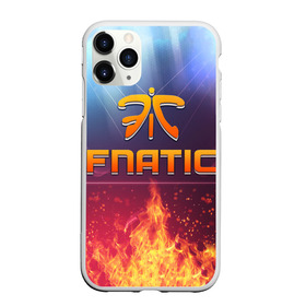 Чехол для iPhone 11 Pro Max матовый с принтом Fnatic Team в Тюмени, Силикон |  | Тематика изображения на принте: best team | fnatic | team