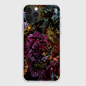 Чехол для iPhone 12 Pro Max с принтом Радужные монстры в Тюмени, Силикон |  | Тематика изображения на принте: background | black | bright | colors | dark | devils | evil | force | ghosts | graphic | monsters | rainbow | spectrum | графика | дьяволы | монстры | нечисть | привидения | радуга | силы | спектр | тёмные | фон | цвета | черный | яркие