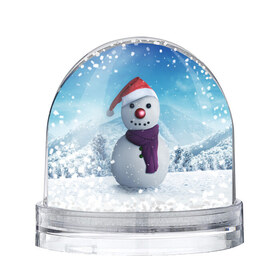 Снежный шар с принтом Снеговик в Тюмени, Пластик | Изображение внутри шара печатается на глянцевой фотобумаге с двух сторон | happy new year | блеск | ёлка | зима | игрушки. праздник | конфетти | новый год | подарки | снег