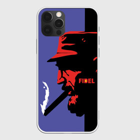 Чехол для iPhone 12 Pro с принтом Fidel в Тюмени, силикон | область печати: задняя сторона чехла, без боковых панелей | castro | che | fidel | guevara | гевара | кастро | фидель | че