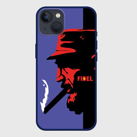 Чехол для iPhone 13 с принтом Fidel в Тюмени,  |  | Тематика изображения на принте: castro | che | fidel | guevara | гевара | кастро | фидель | че