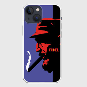 Чехол для iPhone 13 mini с принтом Fidel в Тюмени,  |  | castro | che | fidel | guevara | гевара | кастро | фидель | че