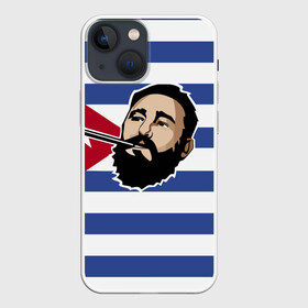 Чехол для iPhone 13 mini с принтом Fidel Castro в Тюмени,  |  | castro | che | fidel | guevara | гевара | кастро | фидель | че